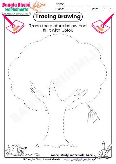 Free Tracing Drawing Worksheets 2026 PDF Download - Fun Learning for Kids