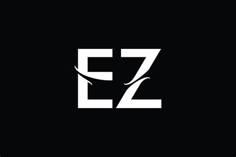 EZ Monogram Logo Design By Vectorseller | TheHungryJPEG