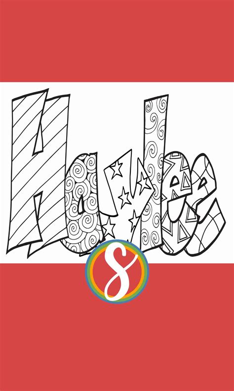 Free "Haylee" Name Coloring Page — Stevie Doodles