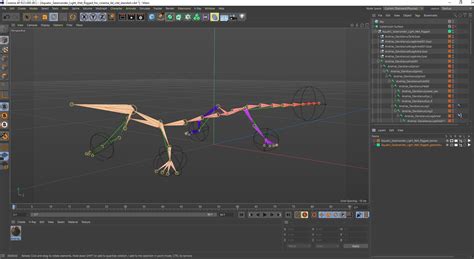 Aquatic Salamander Light Wet Rigged for Cinema 4D 3D model | 3D Molier ...