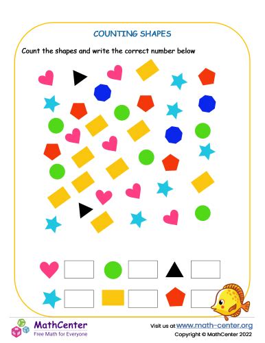 Count Shapes Worksheet 的图像结果