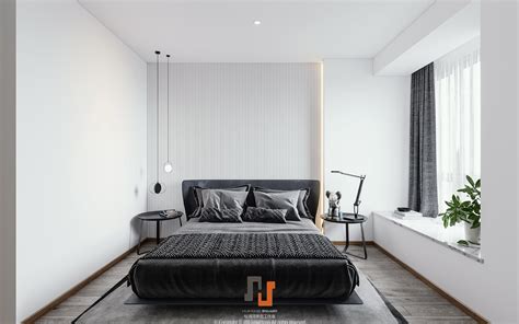 现代黑白灰客厅 - 效果图交流区-建E室内设计网