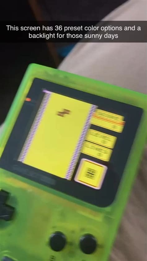 Image result for Gameboy Color Bigger Screen