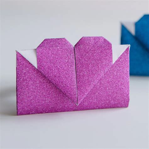 Image result for Origami Heart Envelope Tutorial