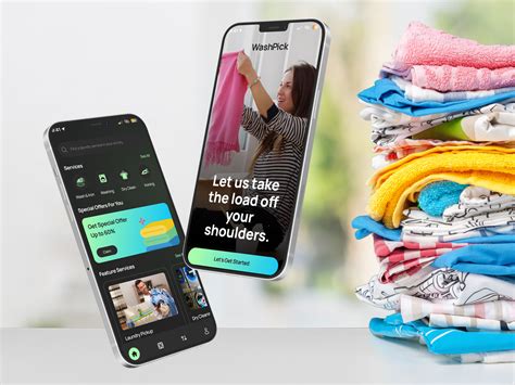 Laundry Service Mobile App UI Design :: Behance