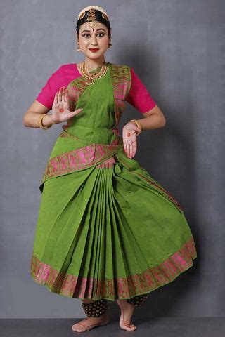 Buy Women Bharatanatyam Dresses Online | The Dance Bible