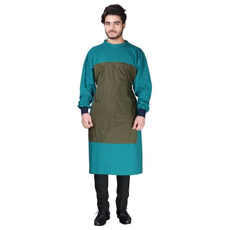 yaya Unisex Surgeon Gown with impervious Material Green Color Surgical ...