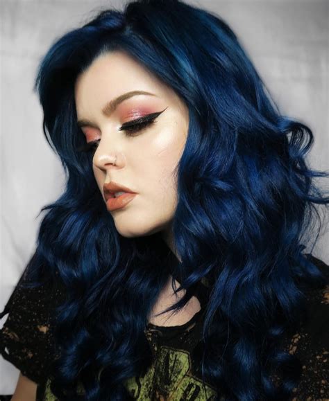 Dark Blue Hair, Blue Ombre Hair, Ombre Hair Color, Hair Color Trends ...