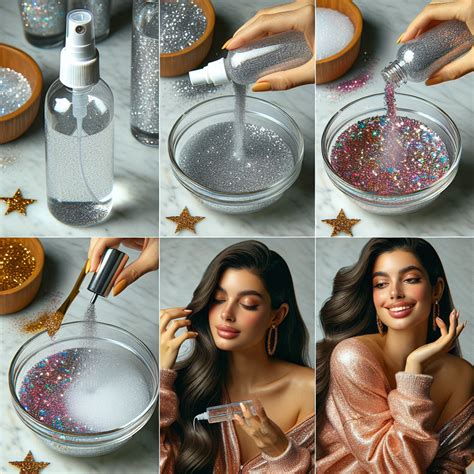 Make-At-Home Glitter Hair Spray - ShineMK