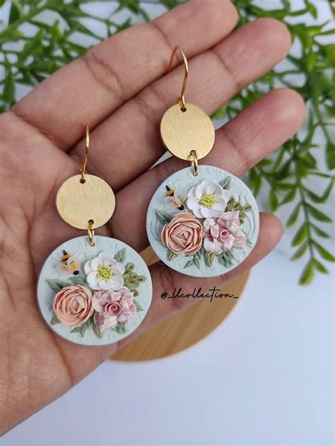 Image result for 3D Polymer Clay Flower Tutorials