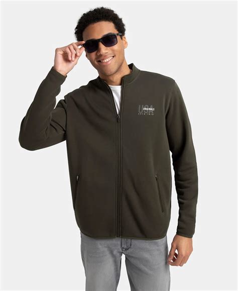Buy Super Combed Cotton Rich Fleece Jacket with StayWarm Technology ...