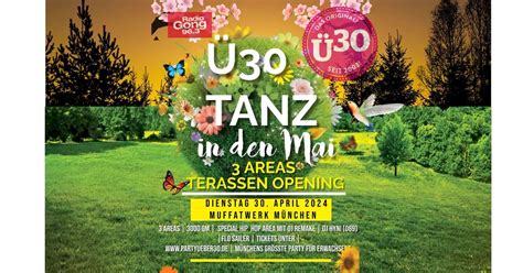 Radio Gong Ü30 Party - Tanz in den Mai, Muffatwerk, Munich, 30 April to ...