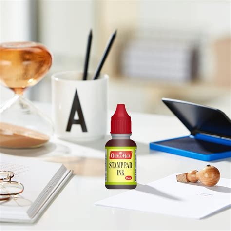 Soni Officemate Stamp Pad Ink, mix Color, 15 Ml - Pack of 4 - SCOOBOO ...