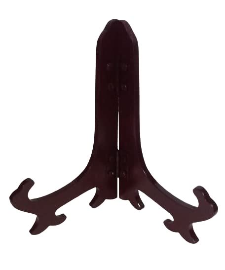 CRAFT PARK MDF Wooden Plate Stand Shield Easels Chakla Holder Paltter ...