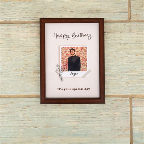 Happy Birthday Photo Frame - Customized Photo Frames for Birthday - The ...