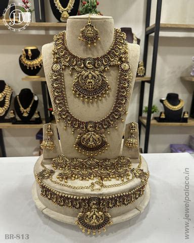 Buy High Quality South Indian Jewelry, Temple Jewelry, Ad Stone Choker ...