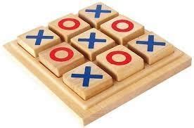 wooden TIC TAC TOE (Medium) : Amazon.in: Toys & Games