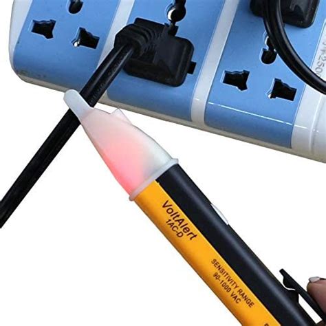 3NH® Wall Ac Power Outlet Voltage Detector Sensor Pen Led Light ...