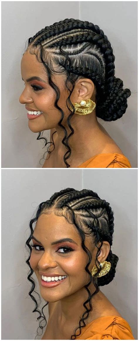 Pin by Samone Alexis on Eva hair | Black hair updo hairstyles, Cornrow ...