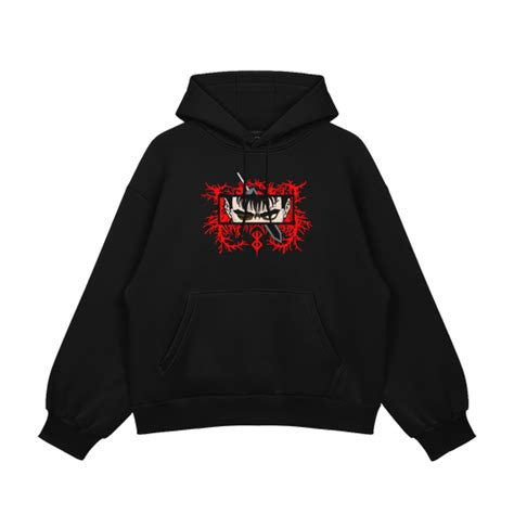Embroidered Oversized Anime Hoodies India | ThreadForge – Stichin