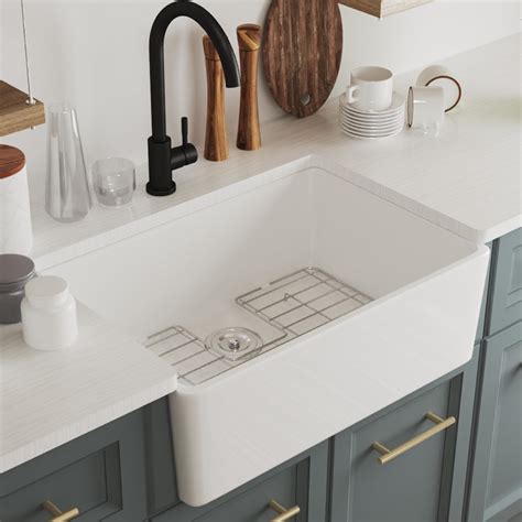 Deer Valley Fireclay Farmhouse Sink 24 Inch, White India | Ubuy