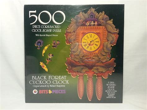 Bits & Pieces Black Forest Cuckoo Clock 3D Puzzle - 500 Pieces : Amazon ...