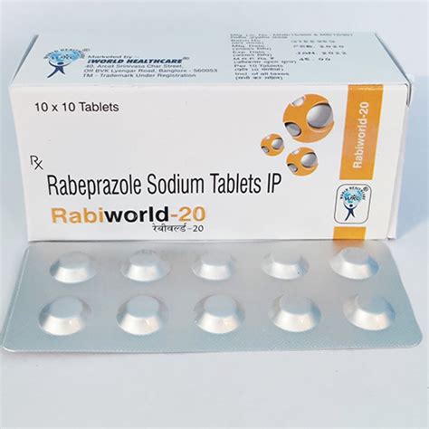 RABIWORLD-20 Tablets World Healthcare Pharma