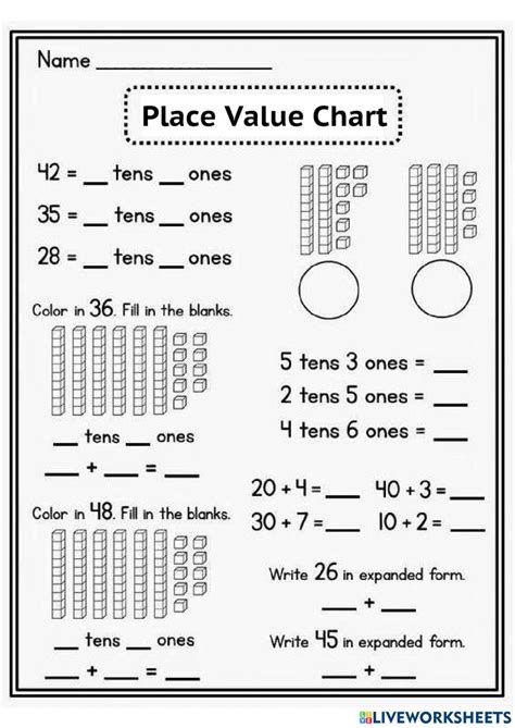 Image result for Place Value Chart Activity