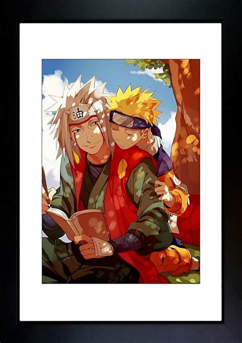 CrowdHall Naruto and Jiraiya Photo Frame | Naruto Anime Posters ...