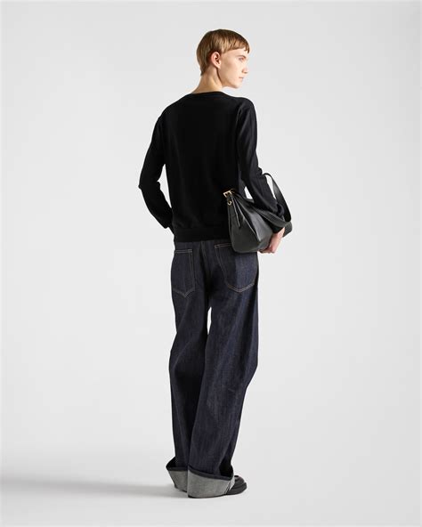 Black Cashmere Cardigan | PRADA
