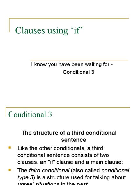 Image result for Third Conditional