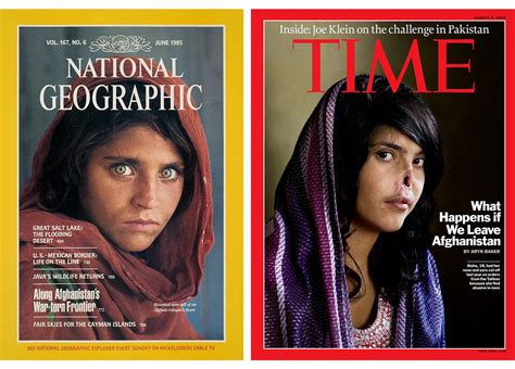 National Geographic Afghan Girl Before After Through the Eyes of ...
