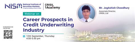 Webinar on career prospects in credit underwriting industry - National ...