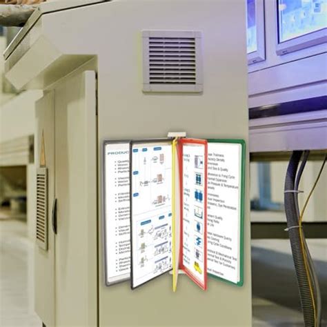 Infomate Wall Unit Folder A4 with 5 Folders - Wall Hanging Documents ...