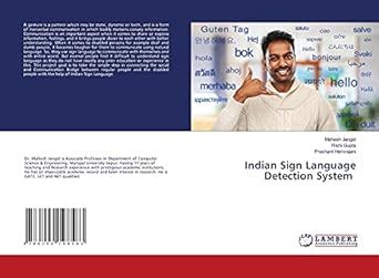 Indian Sign Language Detection System : Prashant Hemrajani: Amazon.in ...