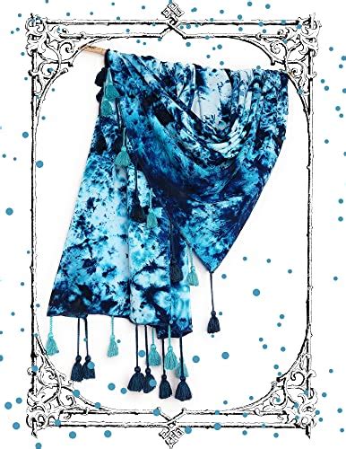 Buy Chandwasia Viscose Tie Dye Neck Scarf, Shawl, Scarves & Stole All ...
