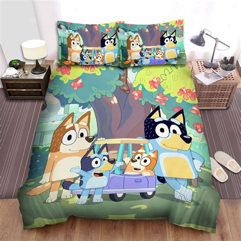 Cartoon Bluey Bedding Set Quilt Cover - EBuycos