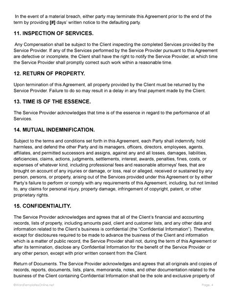 Free Catering Service Contract Templates (Editable)