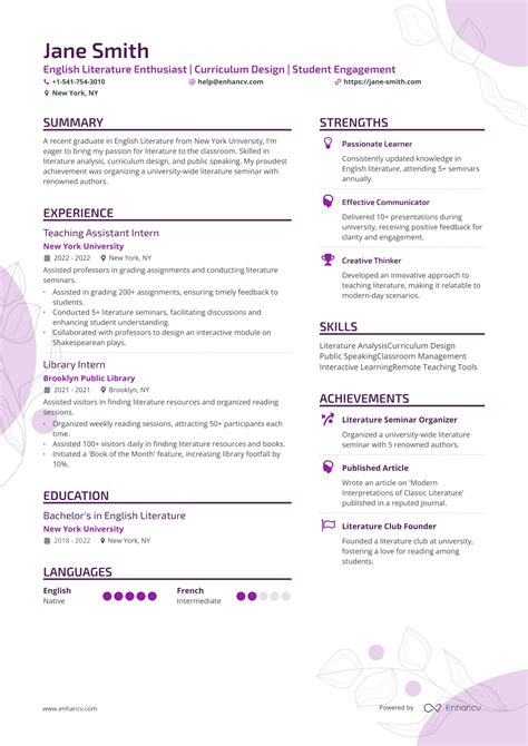 6 First Year Teacher Resume Examples & Guide for 2024