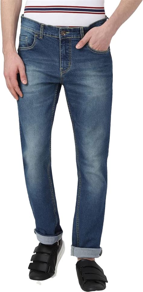 Louis Philippe Jeans Men Olive Green Solid Slim Fit Pure Cotton Casual ...