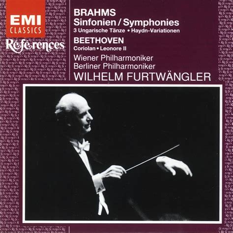 Brahms:Symphonies 1: Furtwangler, Berlin, Vienna Po: Amazon.in: Music}