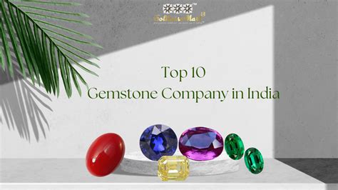 Top 10 Gemstone Companies in India | SolitaireMart