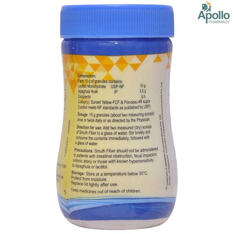 Smuth Fiber Lemon Orange Granules 105 gm Price, Uses, Side Effects ...