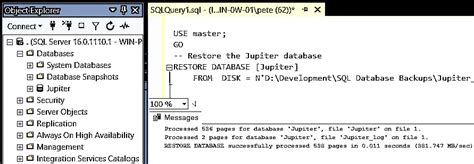 Image result for How to Restore DB Using Microsoft SQL Server