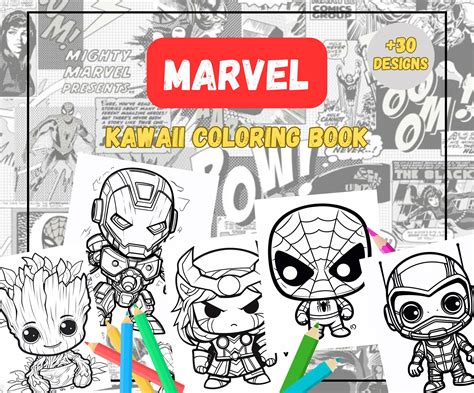 Coloring Pages Marvel Characters