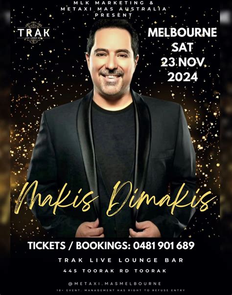 Makis Dimakis - Australian Tour 2024, Kinisi at Trak, Melbourne, 23 ...
