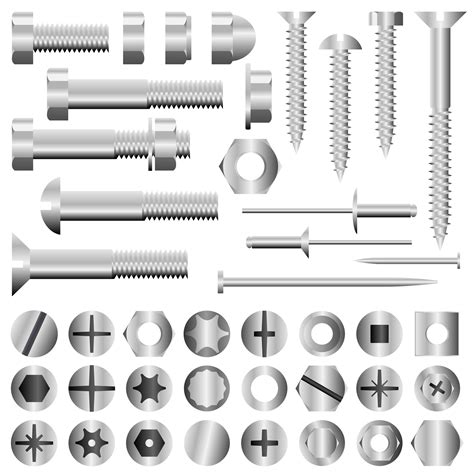 Image result for All Types of Fasteners