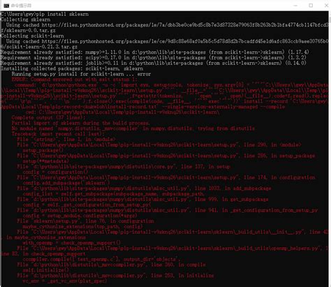 Image result for Python 3.10 Sklearn Error Installation