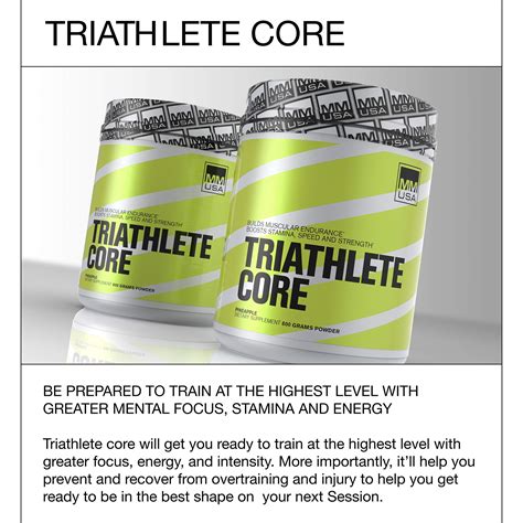 Endurance Performance Enhancer, Triathlete by MMUSA, Builds Speed ...