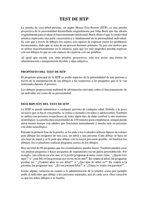 Image result for HTP Test Good Example